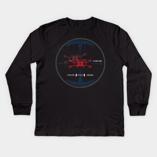 x-wing target Kids Long Sleeve T-Shirt